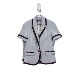 Chopin Roma Women's Stripes Blazer and Skirt Set -